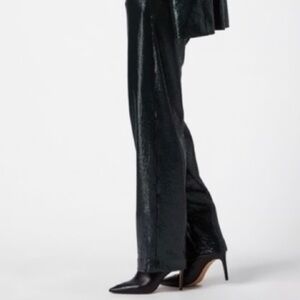 All Saints Shimmering Black Trousers